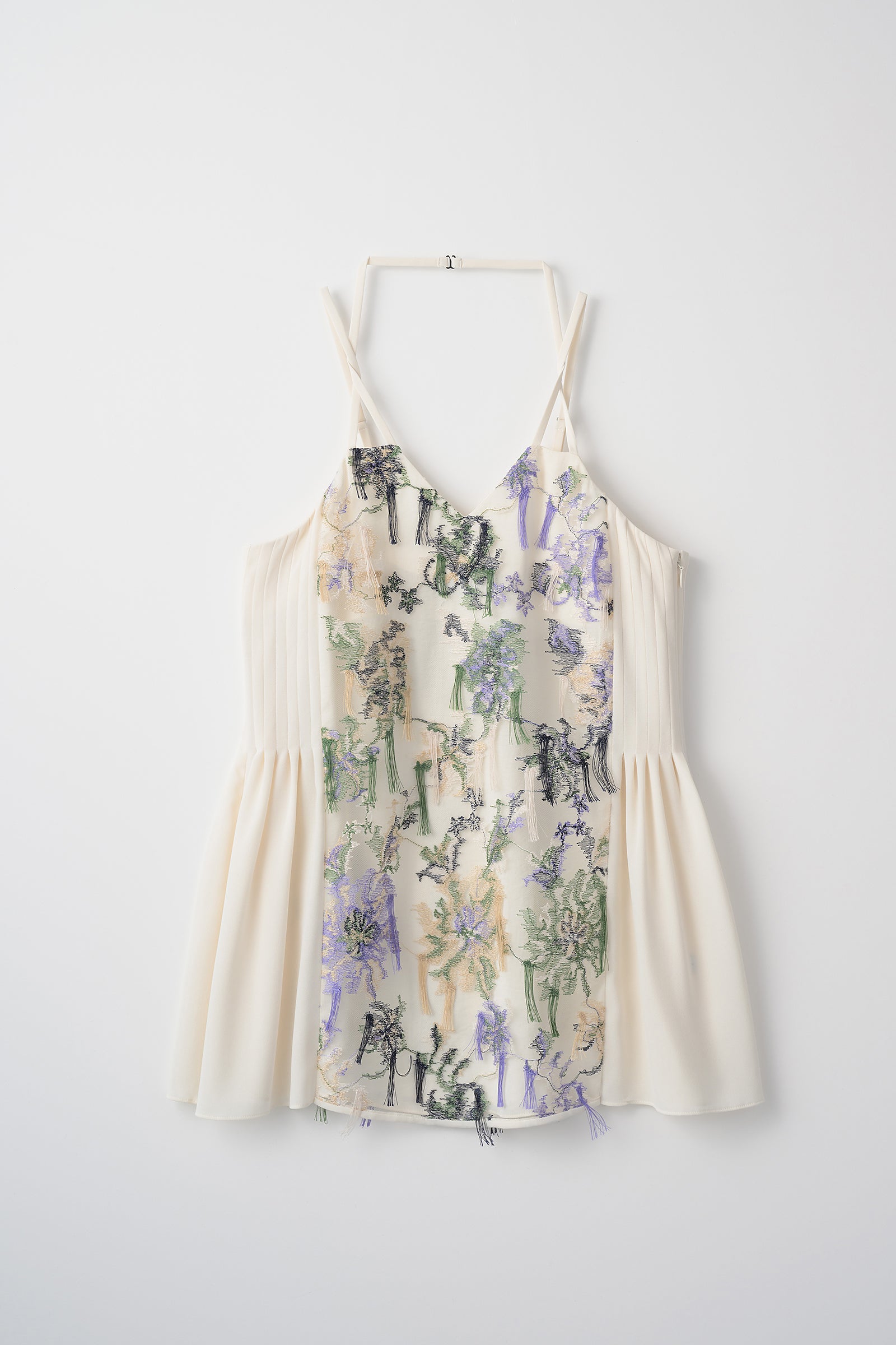 Floating flower lace camisole top (Ivory)