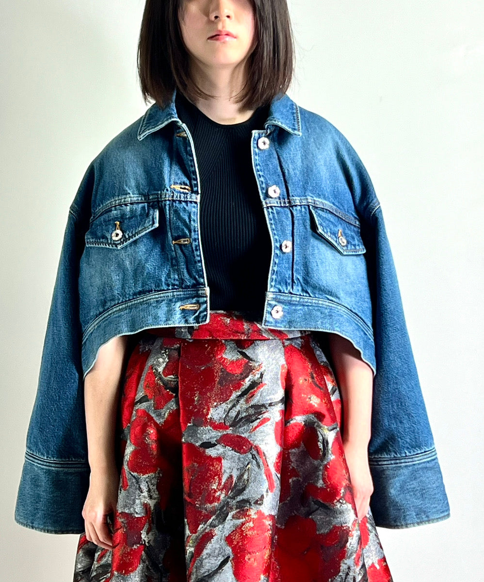 DOUBLE STANDARD CLOTHING】クロップド丈デニムジャケット – MSQUARE