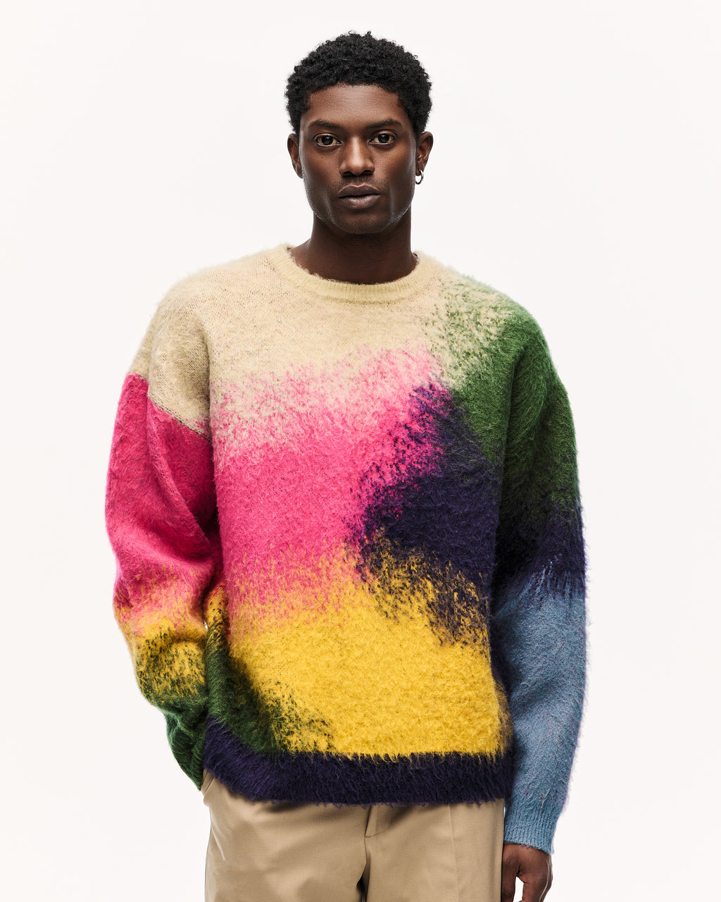 Sterling W25 Cardigan | Multicolor Mohair Sweater | Mifland