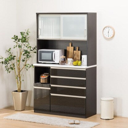 ニトリ キッチンボード（Nポスティア120KB BK） - MIRUMU