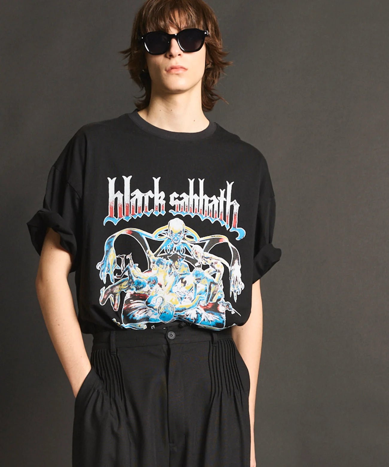 BLACK SABBATH Prime-Over Crew Neck T-Shirt #3 – MA LABEL BY MAISON