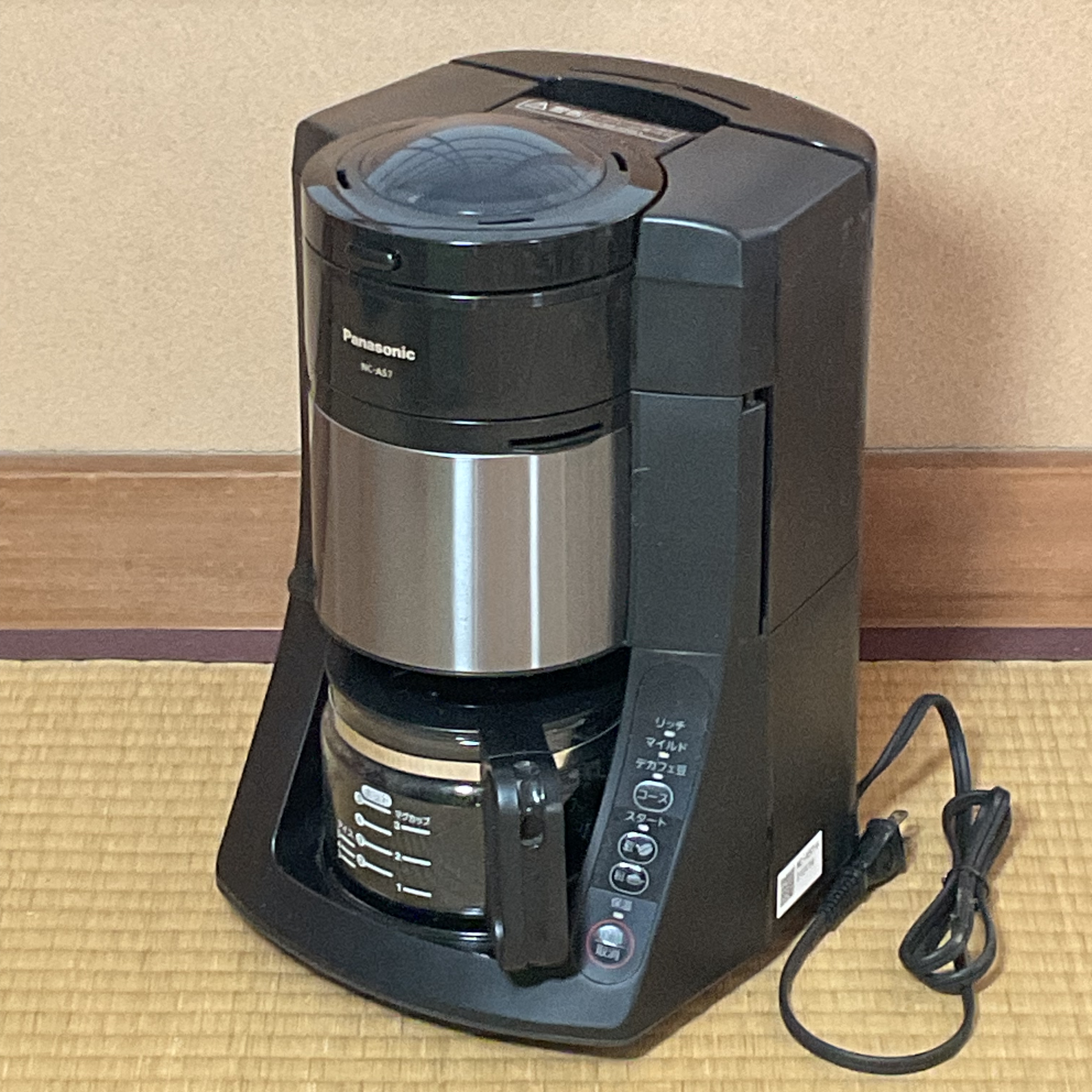 未使用保管品 パナソニック/Panasonic 沸騰浄水コーヒーメーカー NC