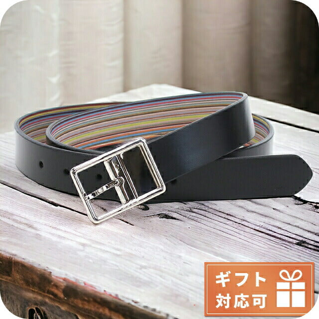 シグネチャーストライプ ループ ベルト【150700 CM Mサイズ Paul Smith