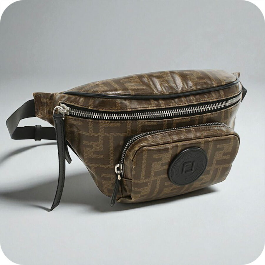 中古 フェンディ ボディバッグ ユニセックス ブランド FENDI ズッカ
