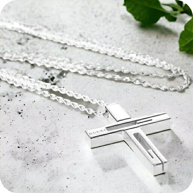 グッチ ネックレス メンズ レディース ブランド スターリングシルバー