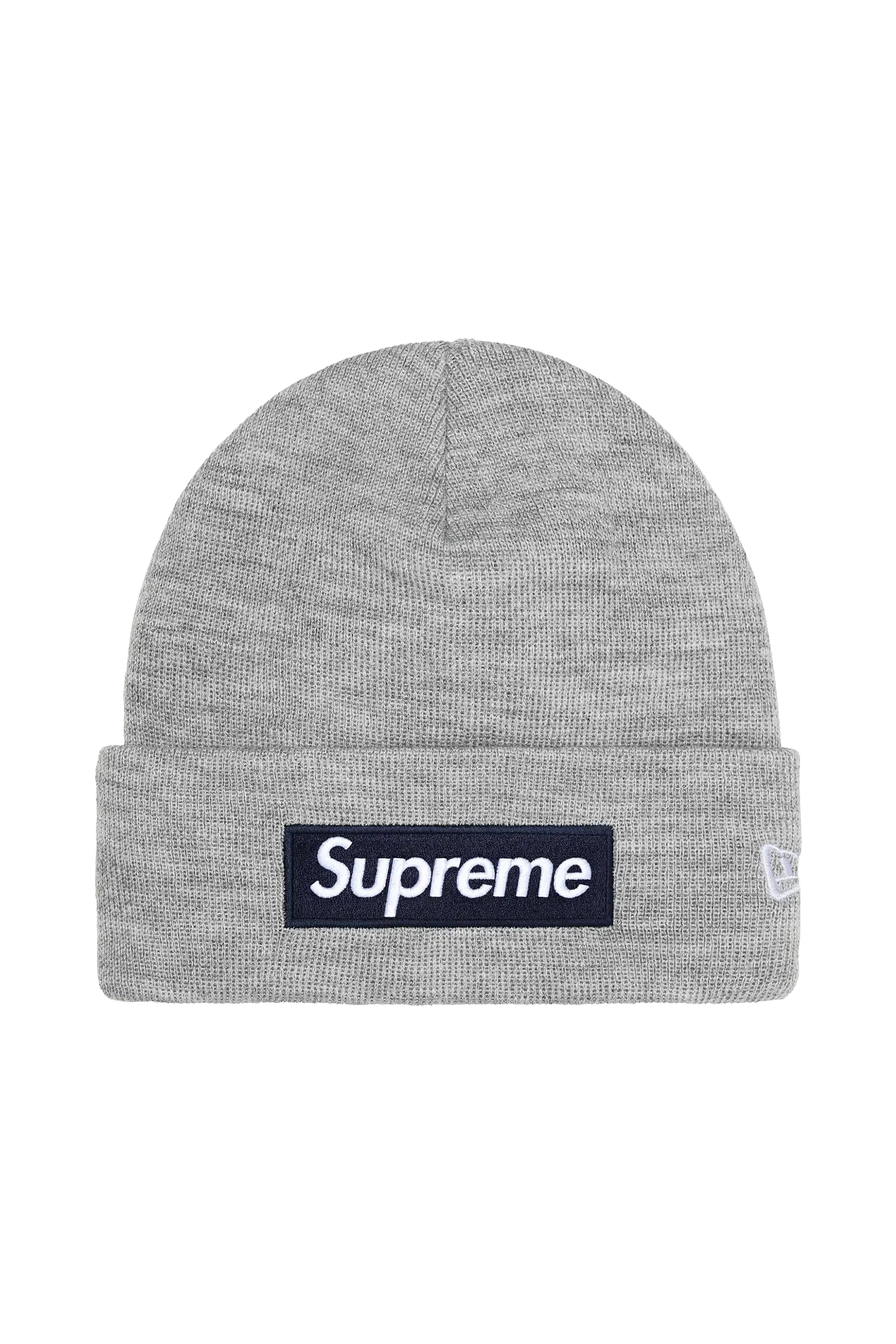 Supreme New Era Box Logo Beanie Gray (FW25) – Newcop