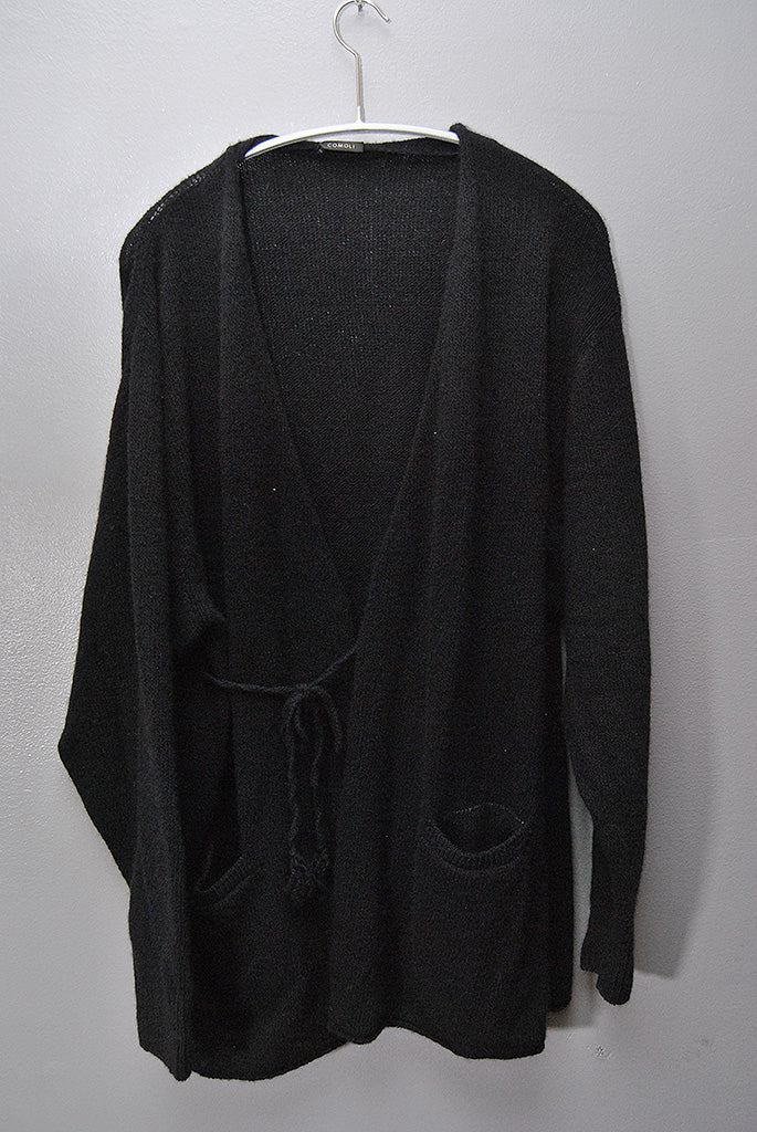 COMOLI カシミヤ製品染 カーディガン