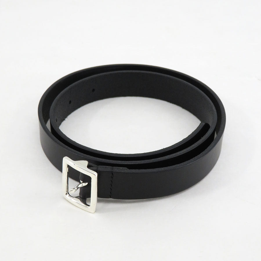 XOLO JEWELRY/ショロジュエリー】Square Narrow Buckle -BLK Leather