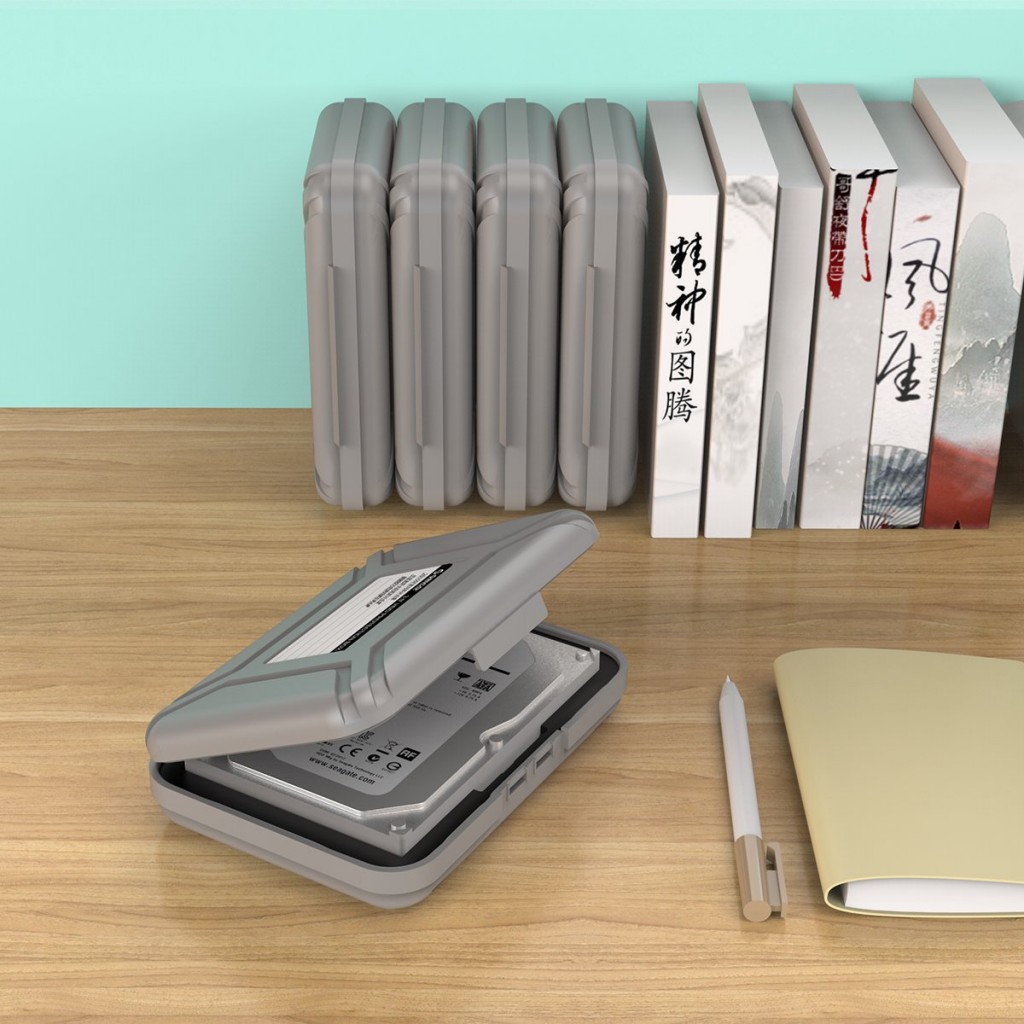 PHX-35 HDD収納ケース 3.5インチ ハードディスク 収納 書き込みラベル