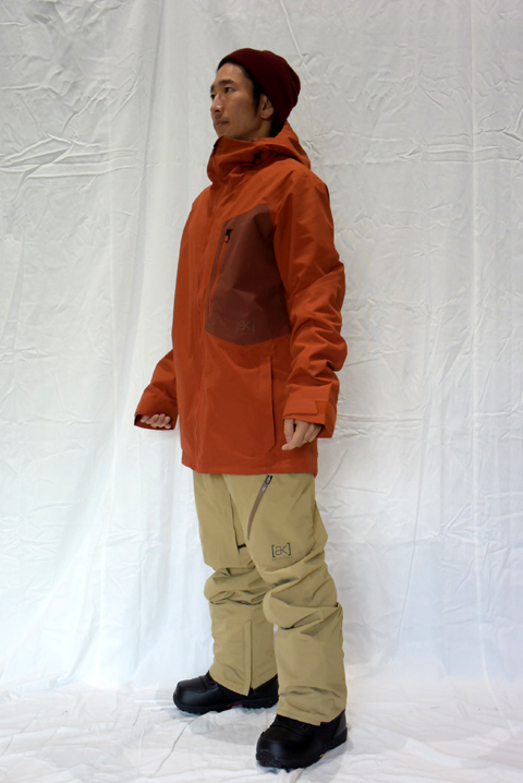 BURTON AK 2L CYCLIC JKT & PANT セットアップ写真 XS～Lまで着てみ