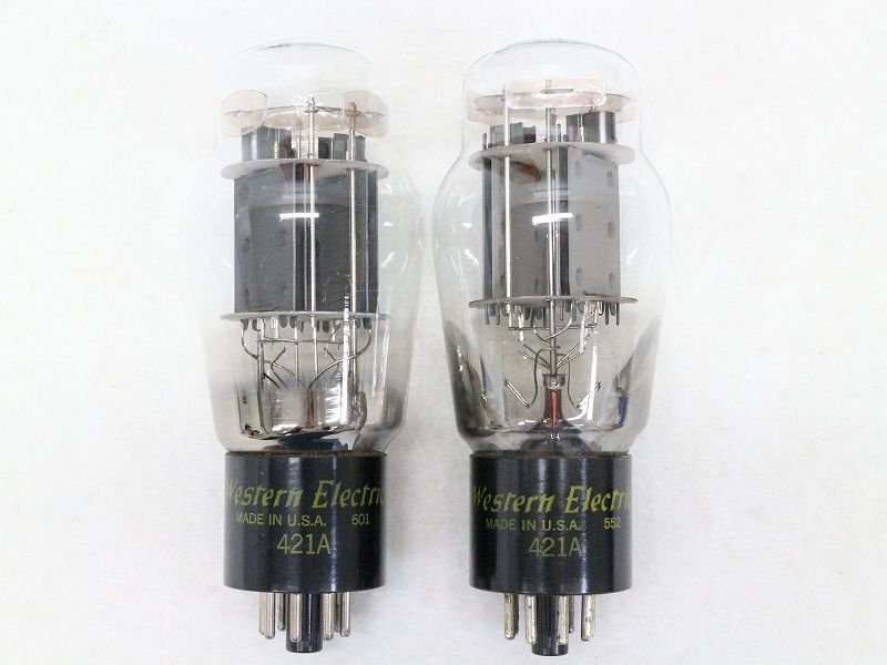 Western Electric】の【421A 真空管 2本 S/N】を長野県長野市で宅配