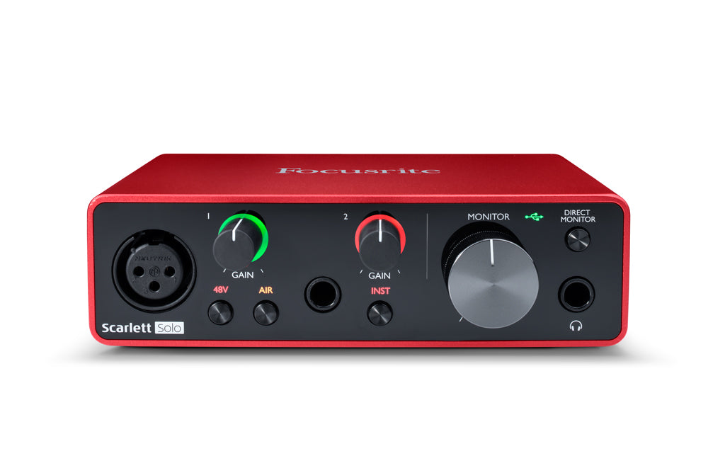 Focusrite Scarlett Solo 3rd Generation: Audio Interface (Open Box