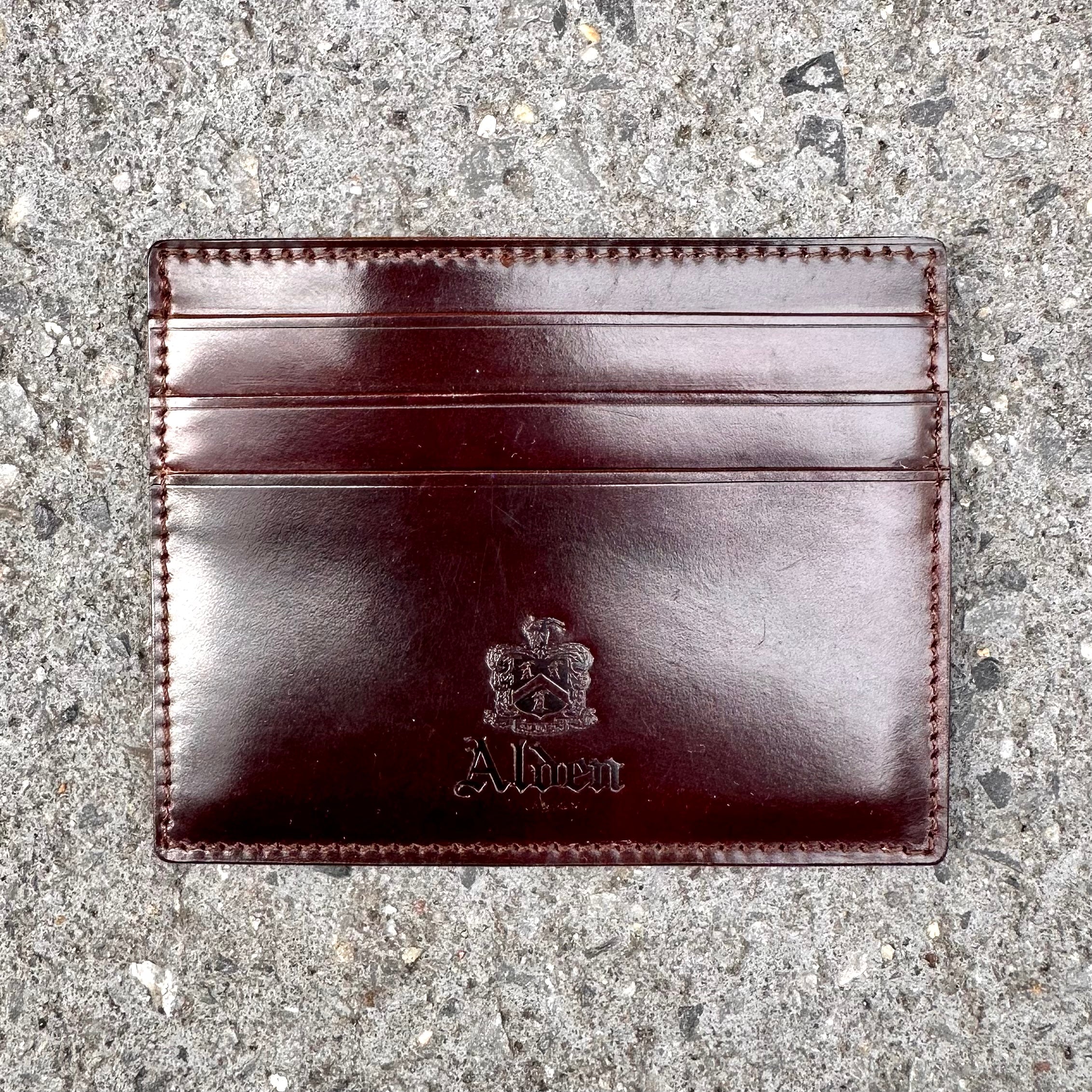 LG 6008 - Alden Color 8 Shell Credit Card Holder – ALDEN SHOES