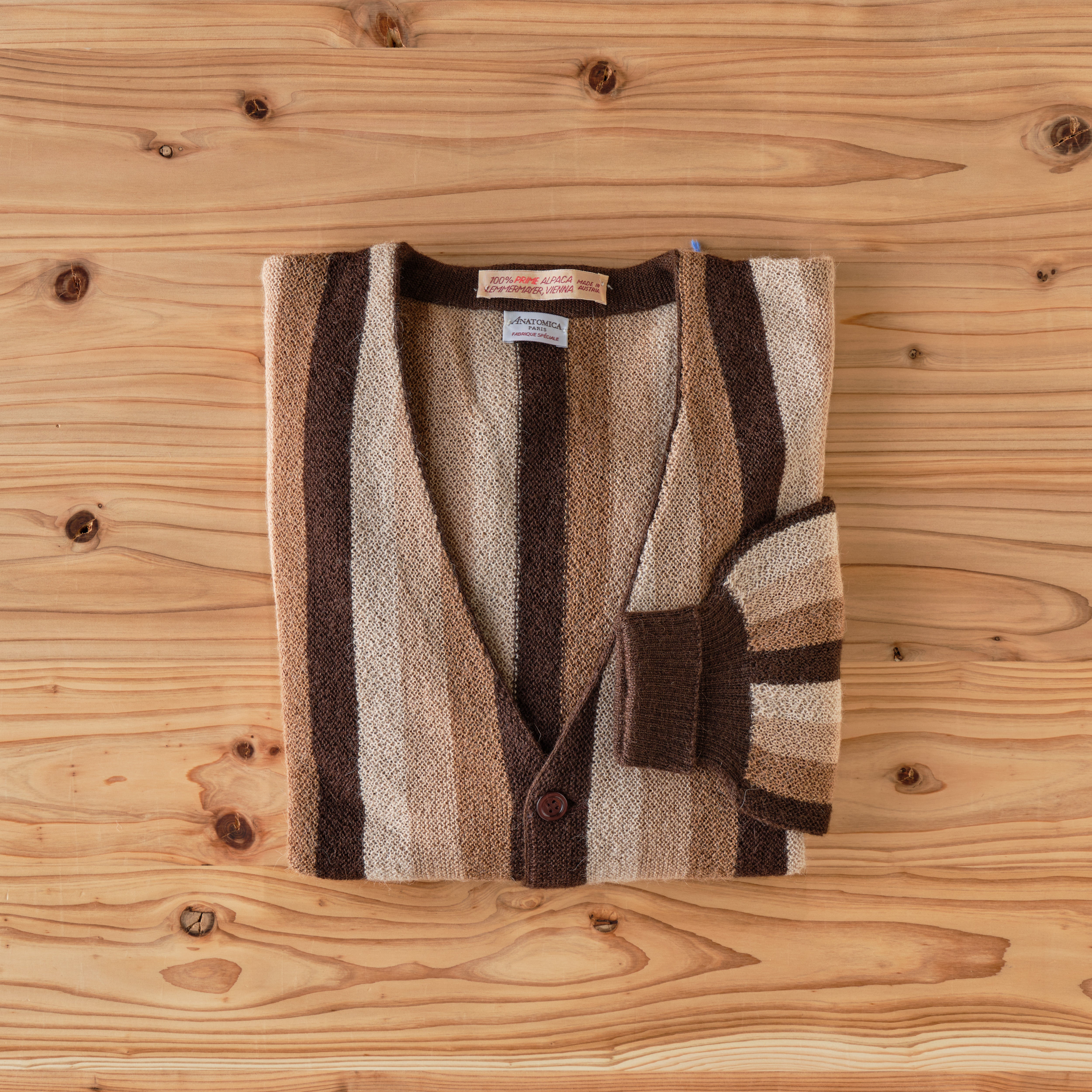 NAGOYA LIMITED ITEM】 FANNI LEMMERMAYER 2PLY CARDIGAN 4TONE STRIPE