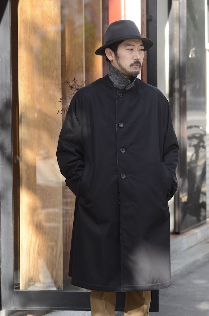 SINGLE RAGLAN COAT Ⅱ “BLACK” | ANATOMICA SAPPORO アナトミカ札幌