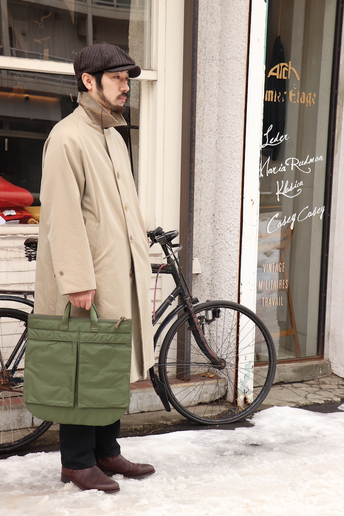 HELMET BAG “small” by PORTER | ANATOMICA SAPPORO アナトミカ札幌