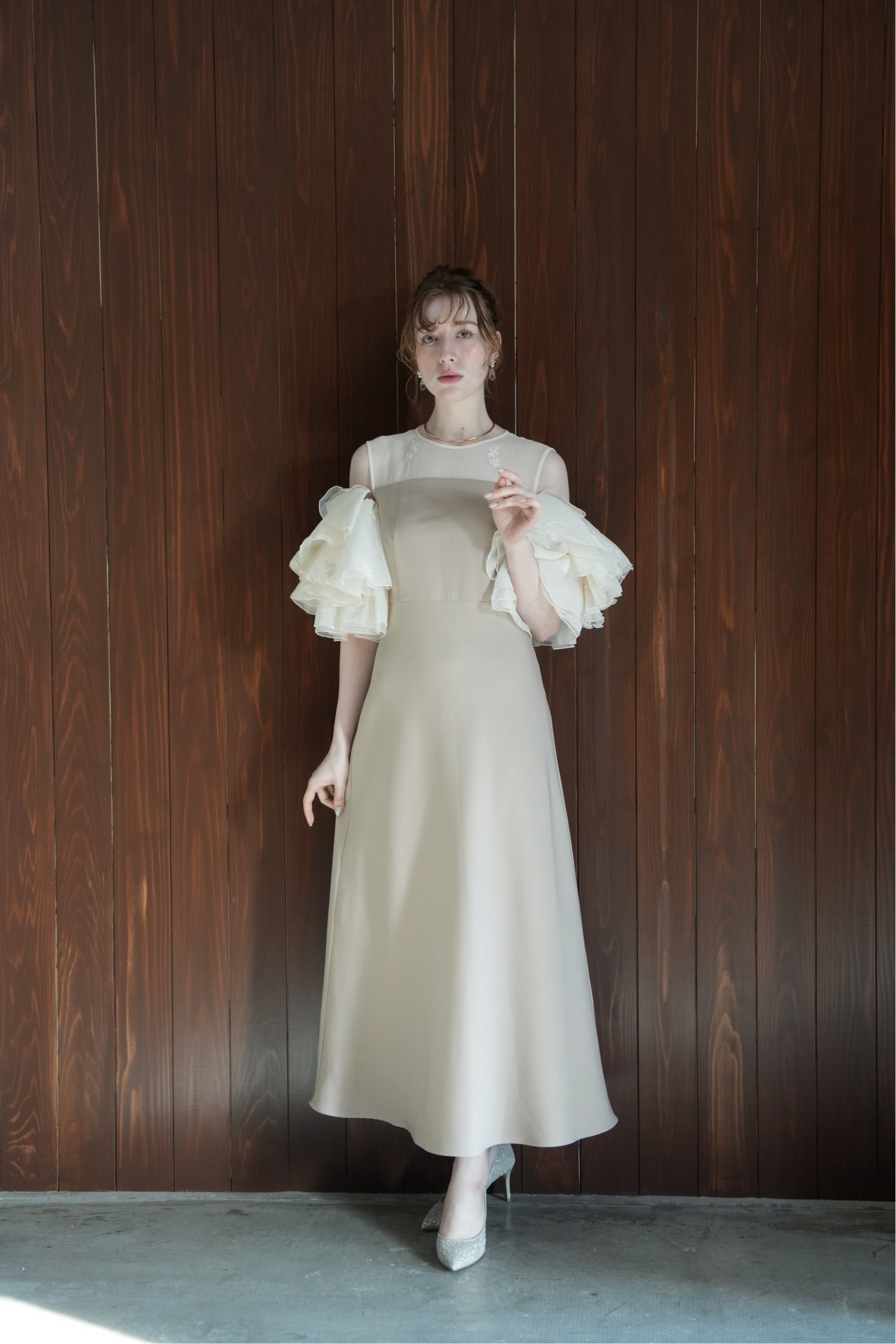 organdy frill dress – Acka online store