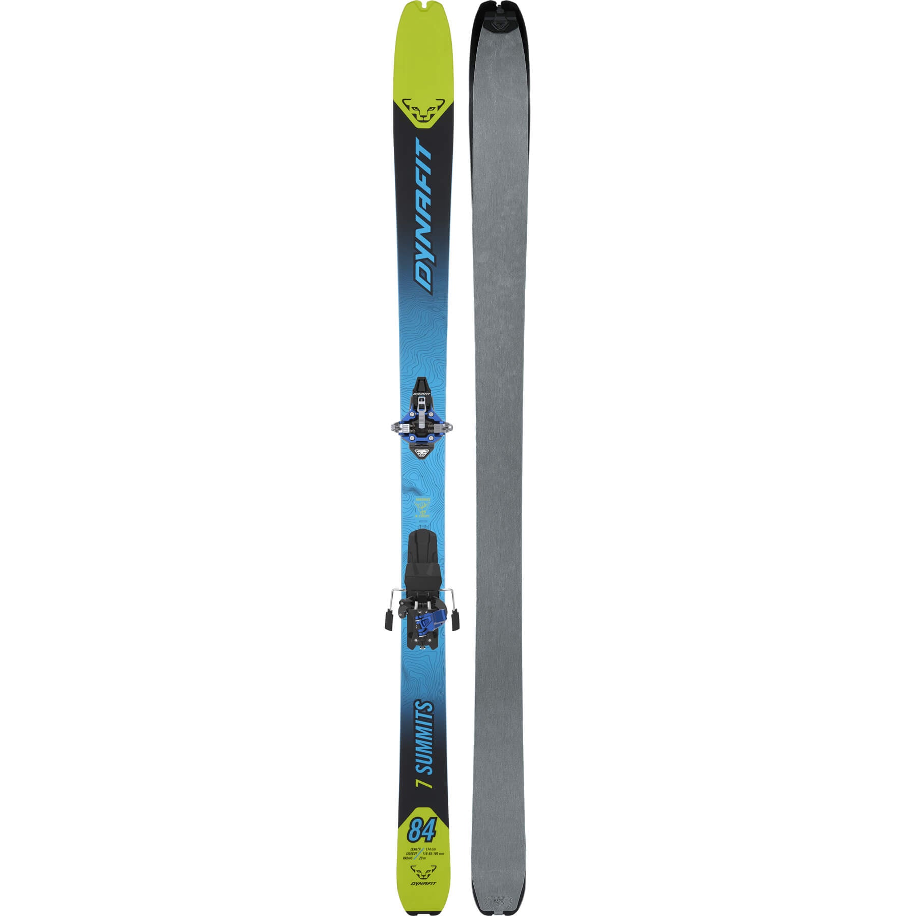 Dynafit Seven Summits+ Ski Set Lime Yellow/Black | Boulder Nordic
