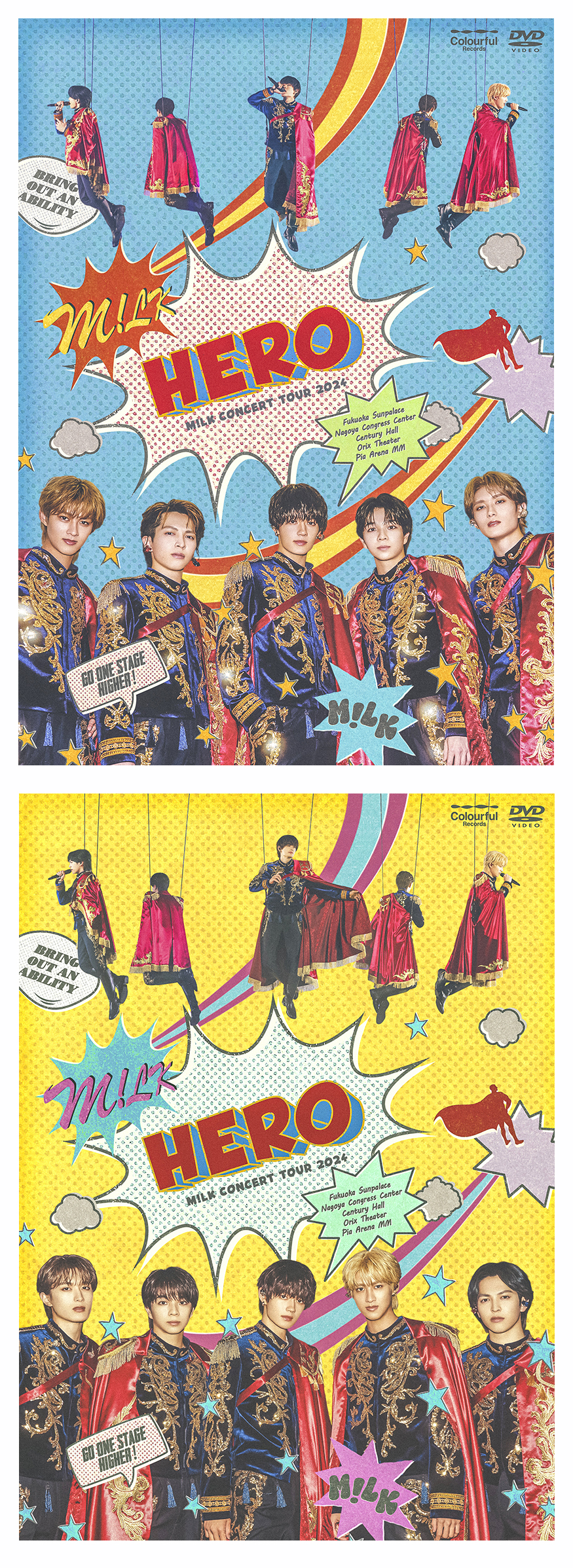 M!LK “ HERO” DVD Jacket Design / ミルク “ HERO” CDジャケット