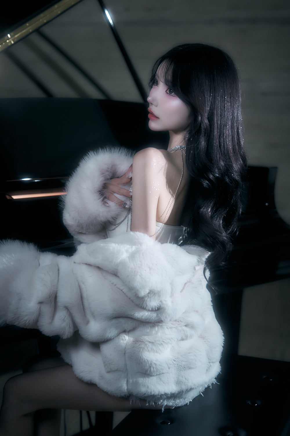 ボリュームファーコート