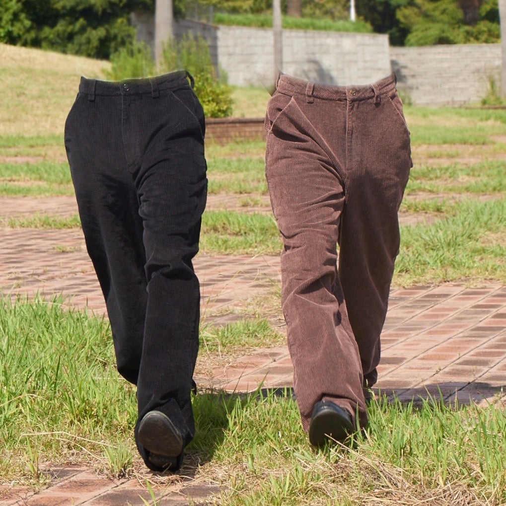 Corduroy washed painter pants – BELVET