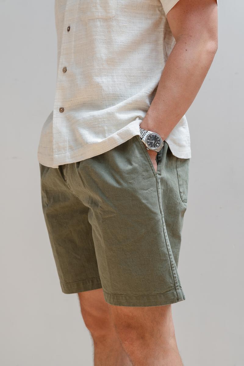 3sixteen Drawstring Shorts - Olive Twill – Berkeley Supply