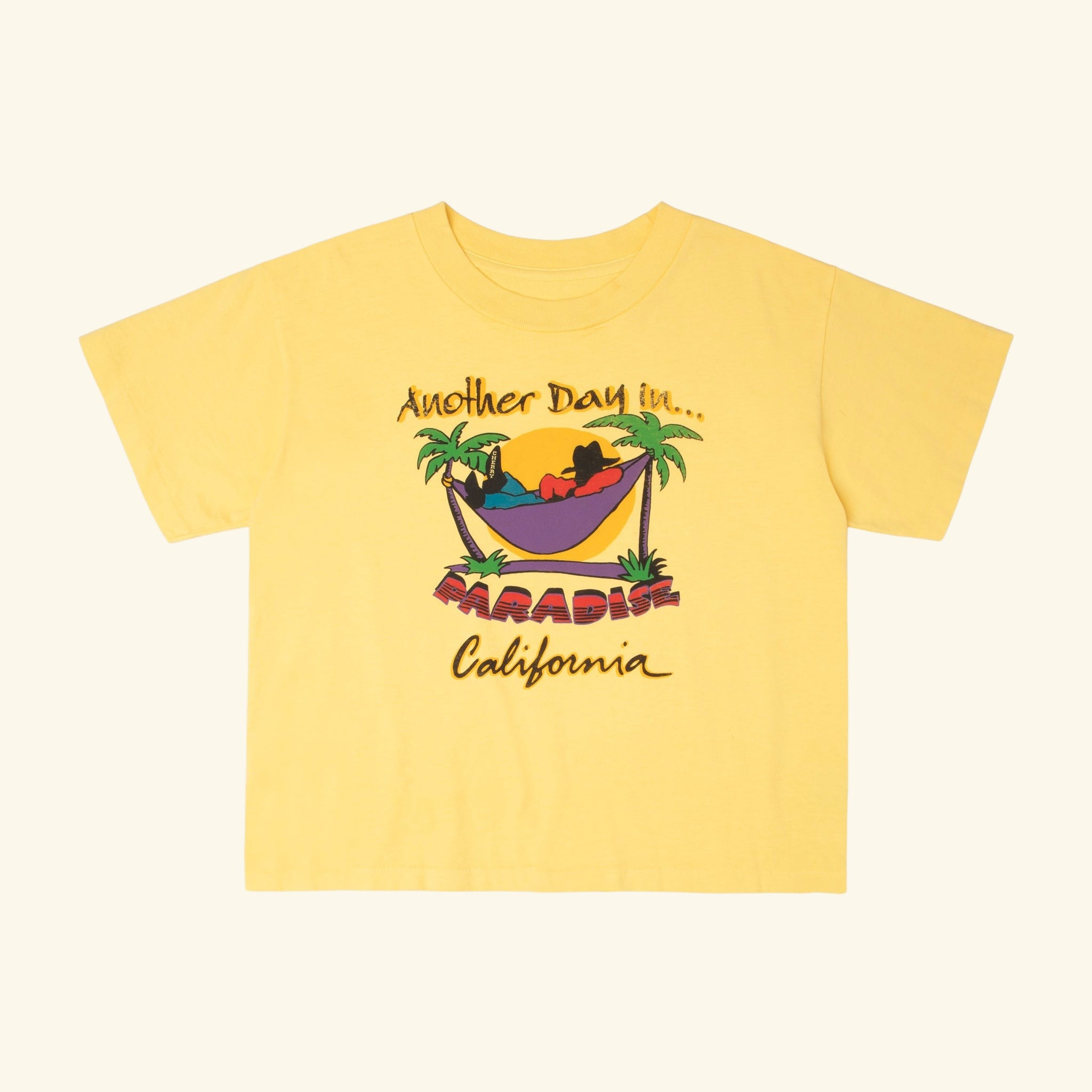 Paradise Boxy Baby Tee – CHERRY LA