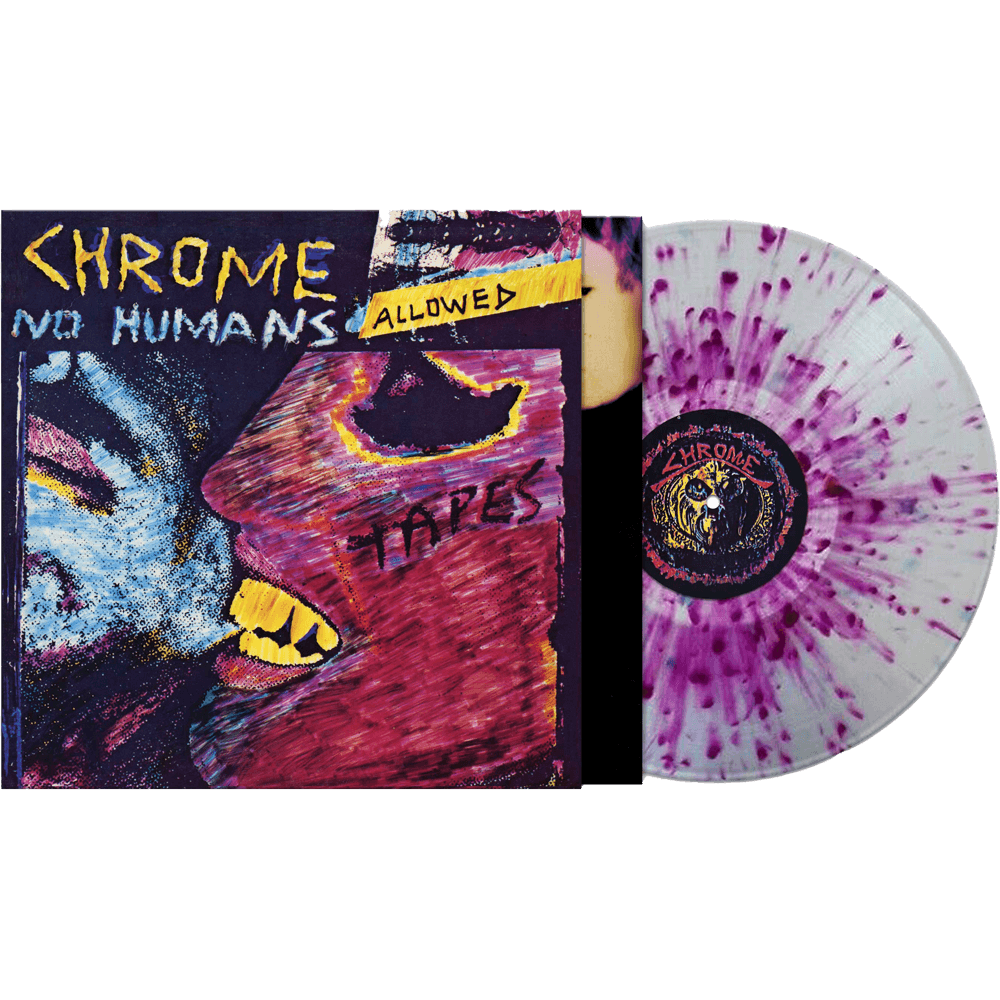 Chrome - No Humans Allowed (Purple-Clear Splatter Vinyl