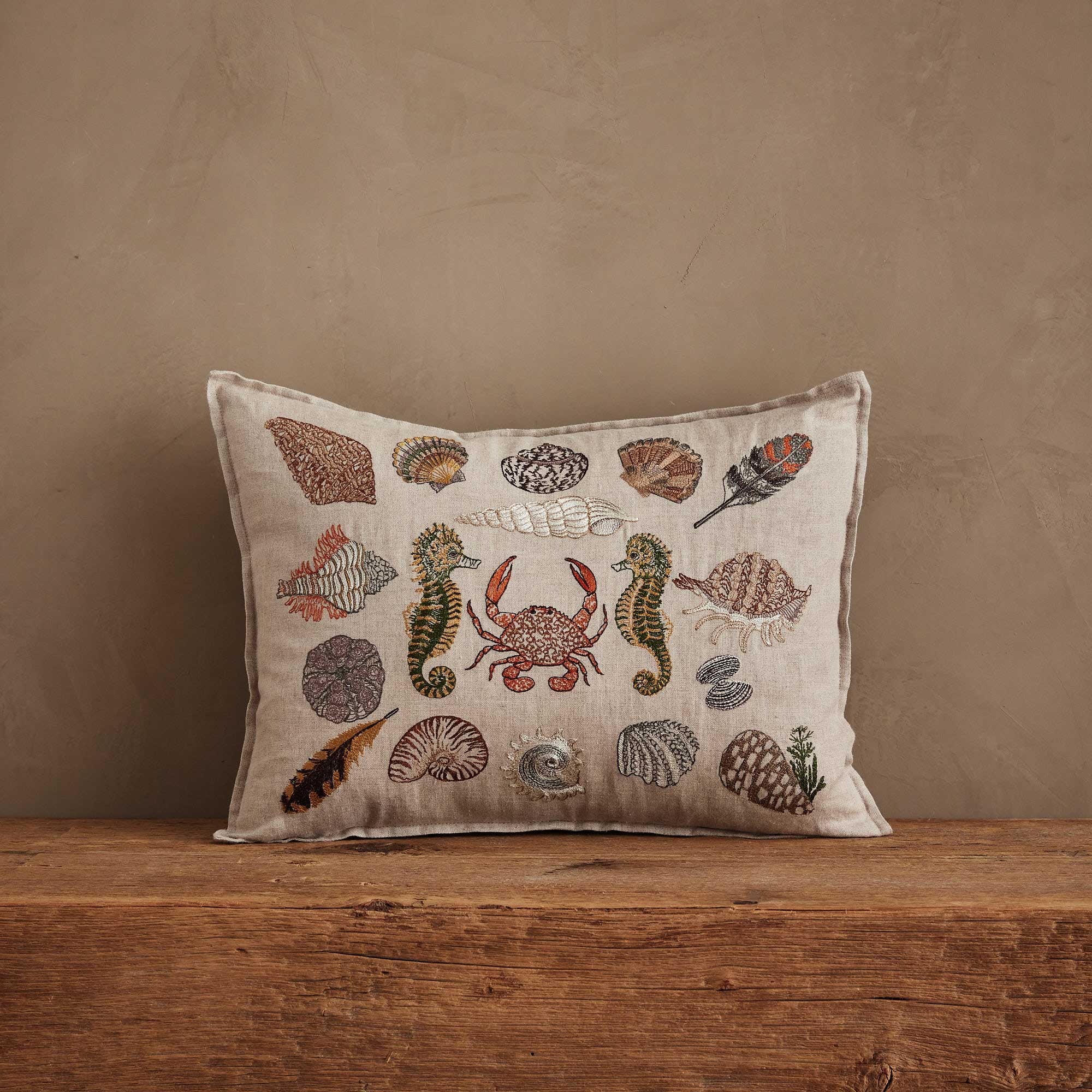 Beach Walk Pillow | Coral & Tusk