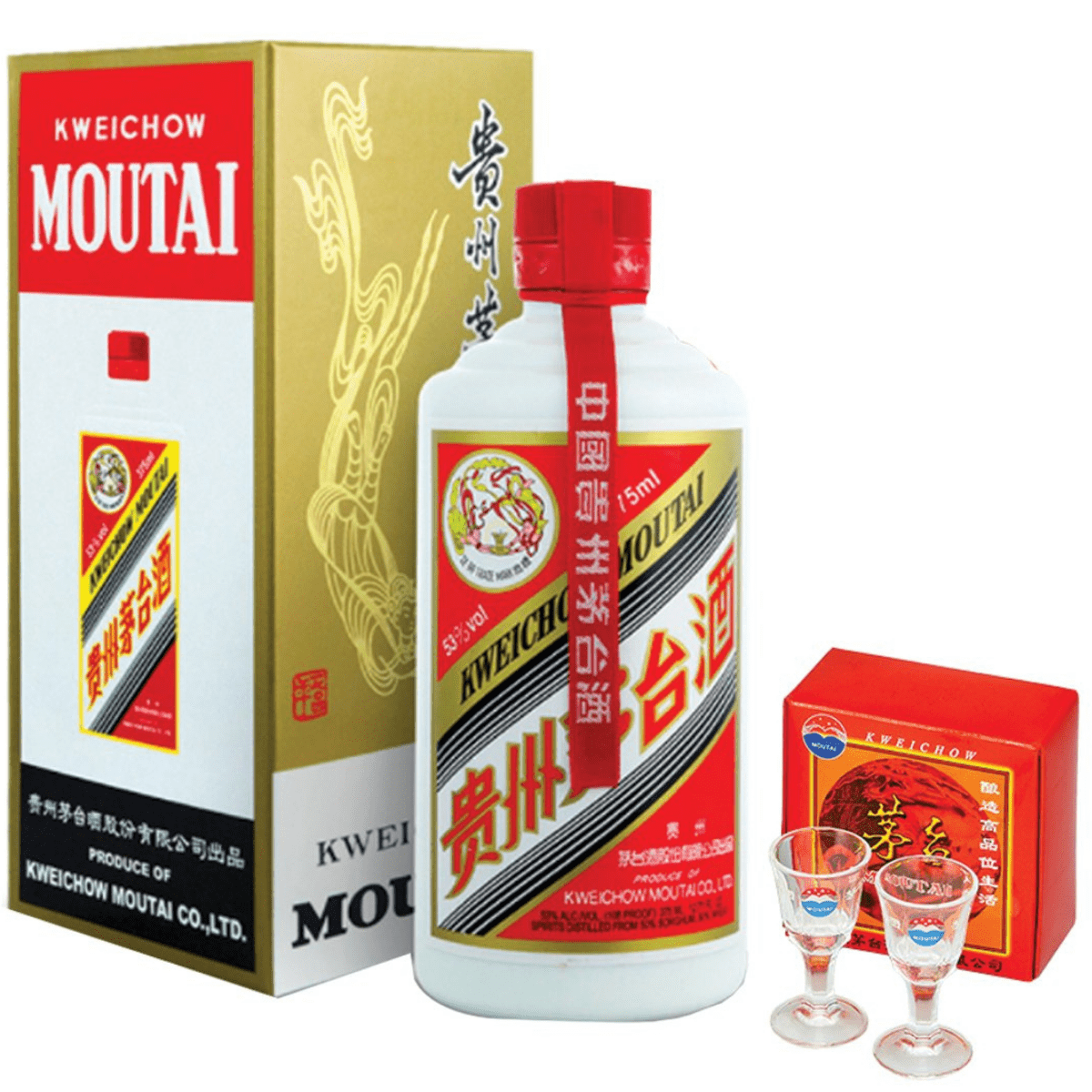 Kweichow Moutai Flying Fairy 500ml 53% ABV – Best Price in