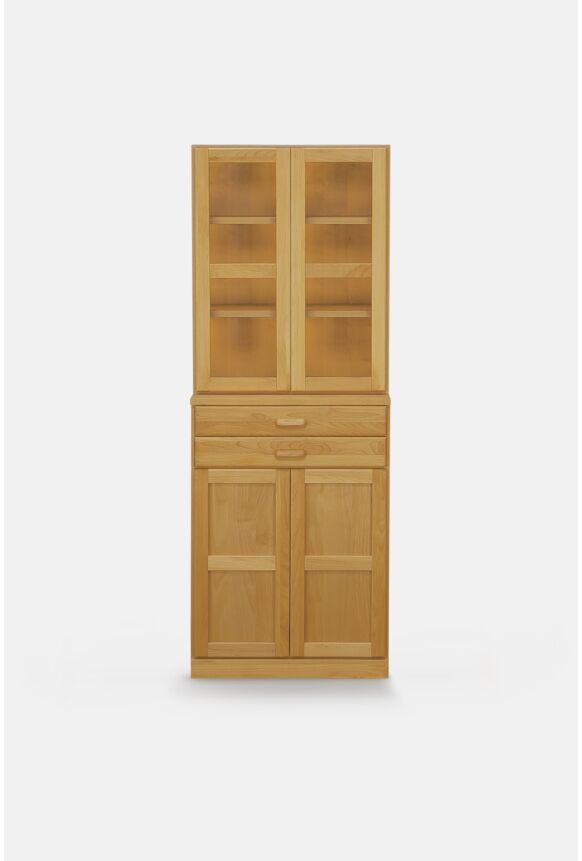 モモナチュラル 食器棚 カップボード VIU-01+VIL-52 MOMO NATURAL