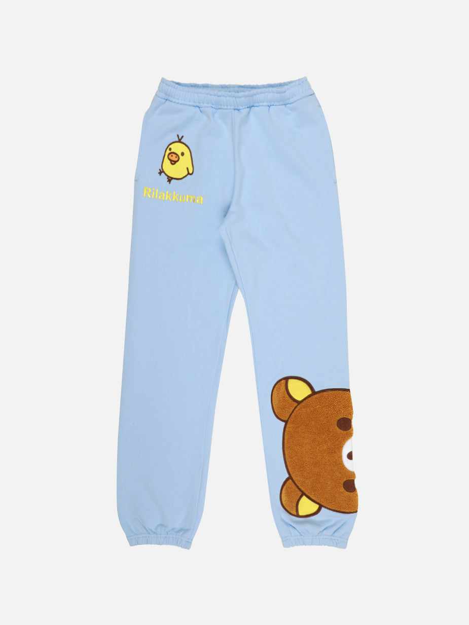 Kiiroitori and Rilakkuma Sky Sweatpants | Official Apparel