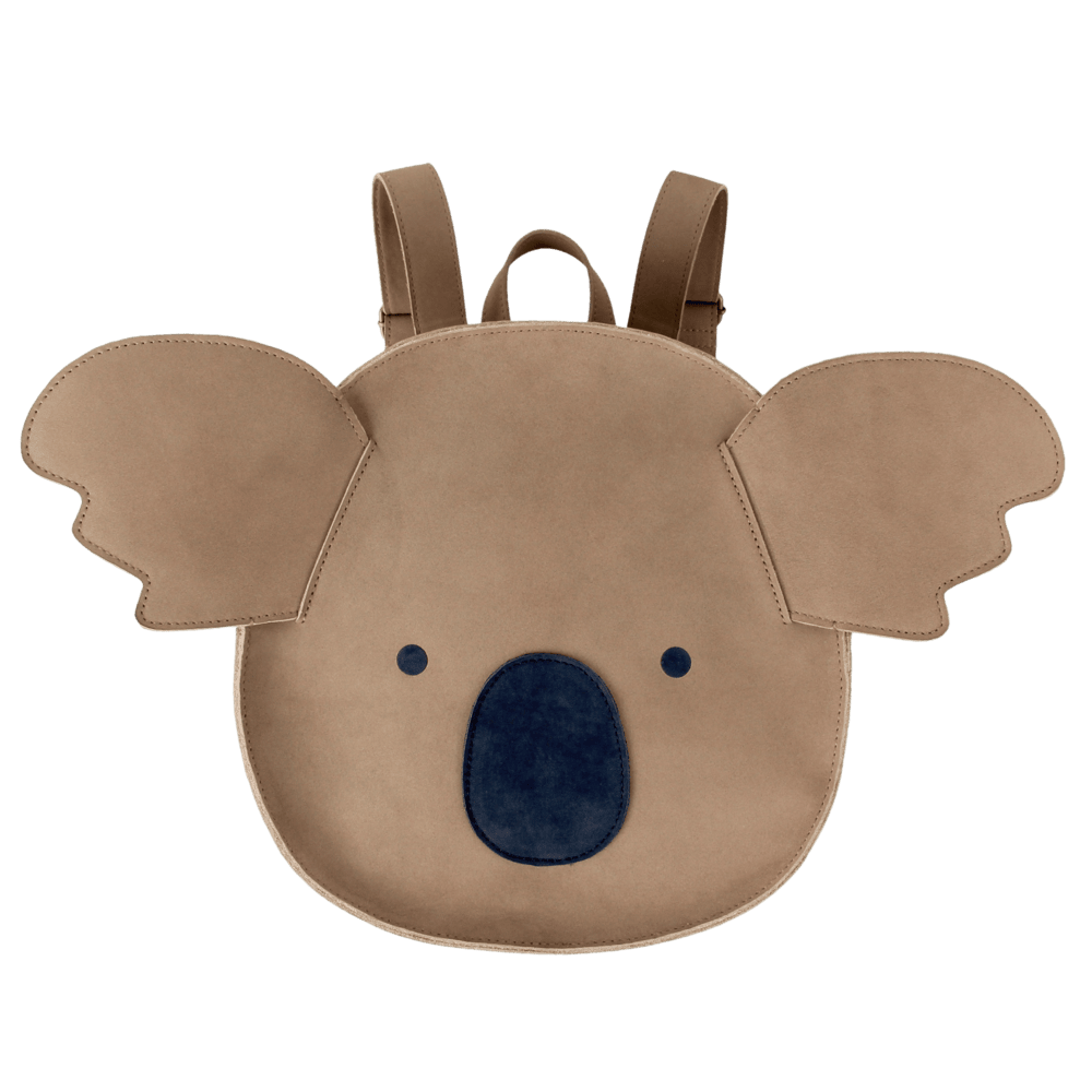 Umi Schoolbag | Koala | Truffle Nubuck – Donsje Amsterdam