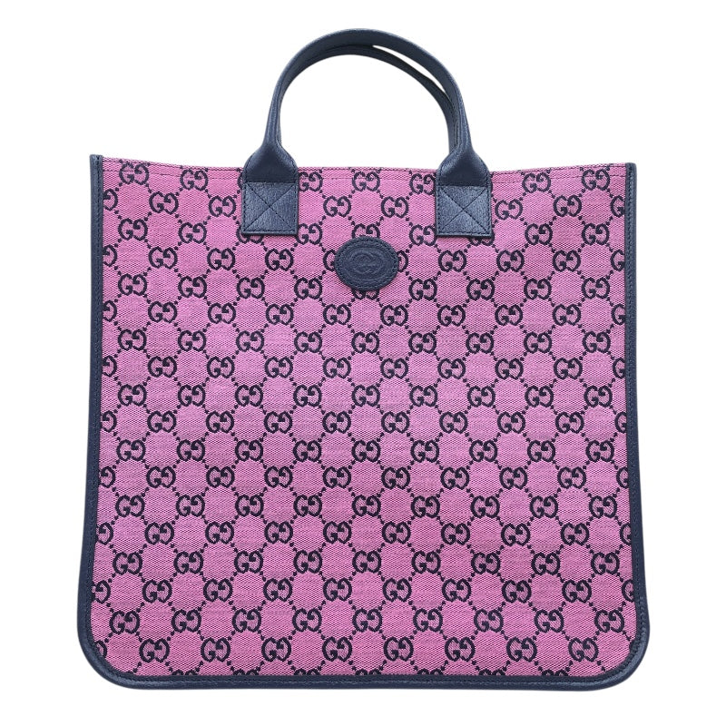 グッチ GUCCI チルドレンズトートバッグ 550763 ピンク・ネイビー GG