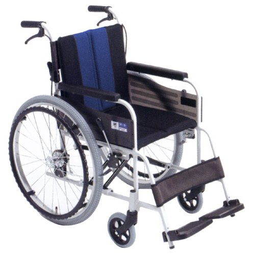ミキ 車椅子 エムワンシリーズ（M-1 series） MPN-43JD HG ブルー 座幅