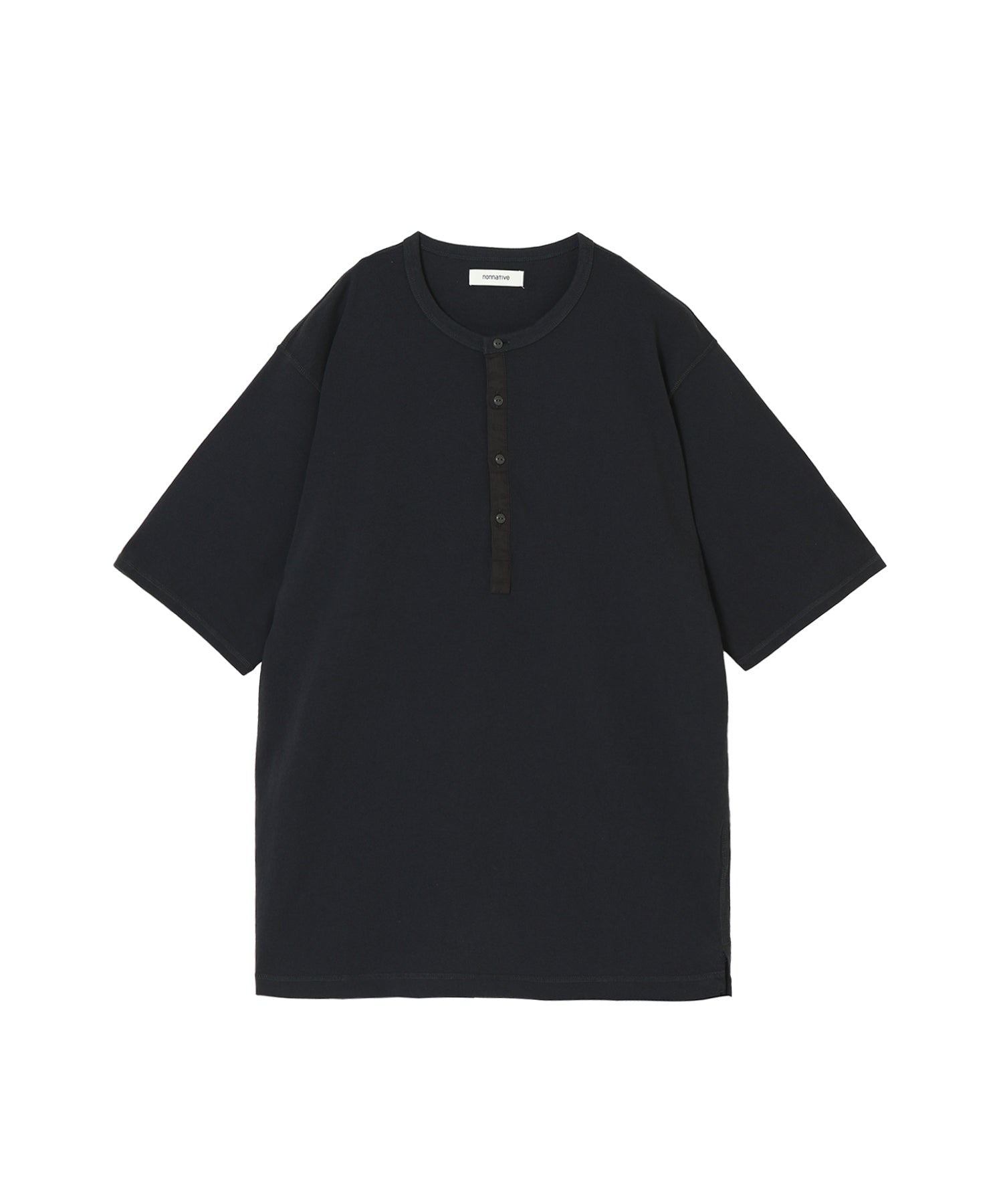 DWELLER S/S HENRY NECK TEE COTTON JERSEY - nonnative (ノン