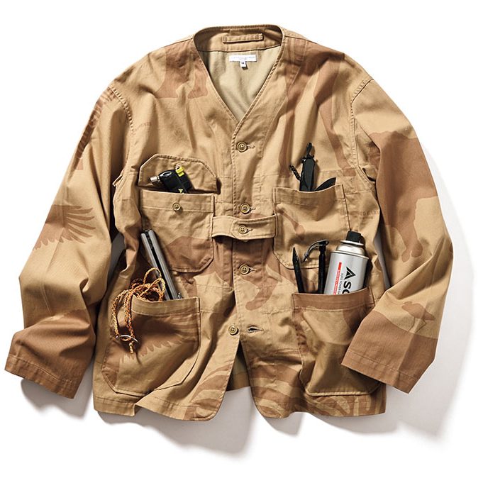 キャンプで使えるエンジニアド ガーメンツのアイテムをピックアップ