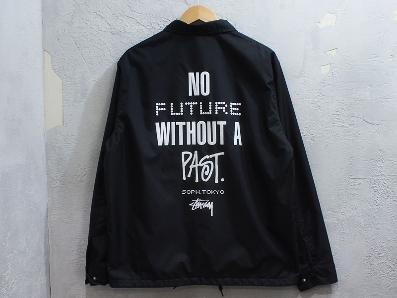 STUSSY×SOPHNET. 16周年記念 'COACH JACKET'コーチジャケット 黒