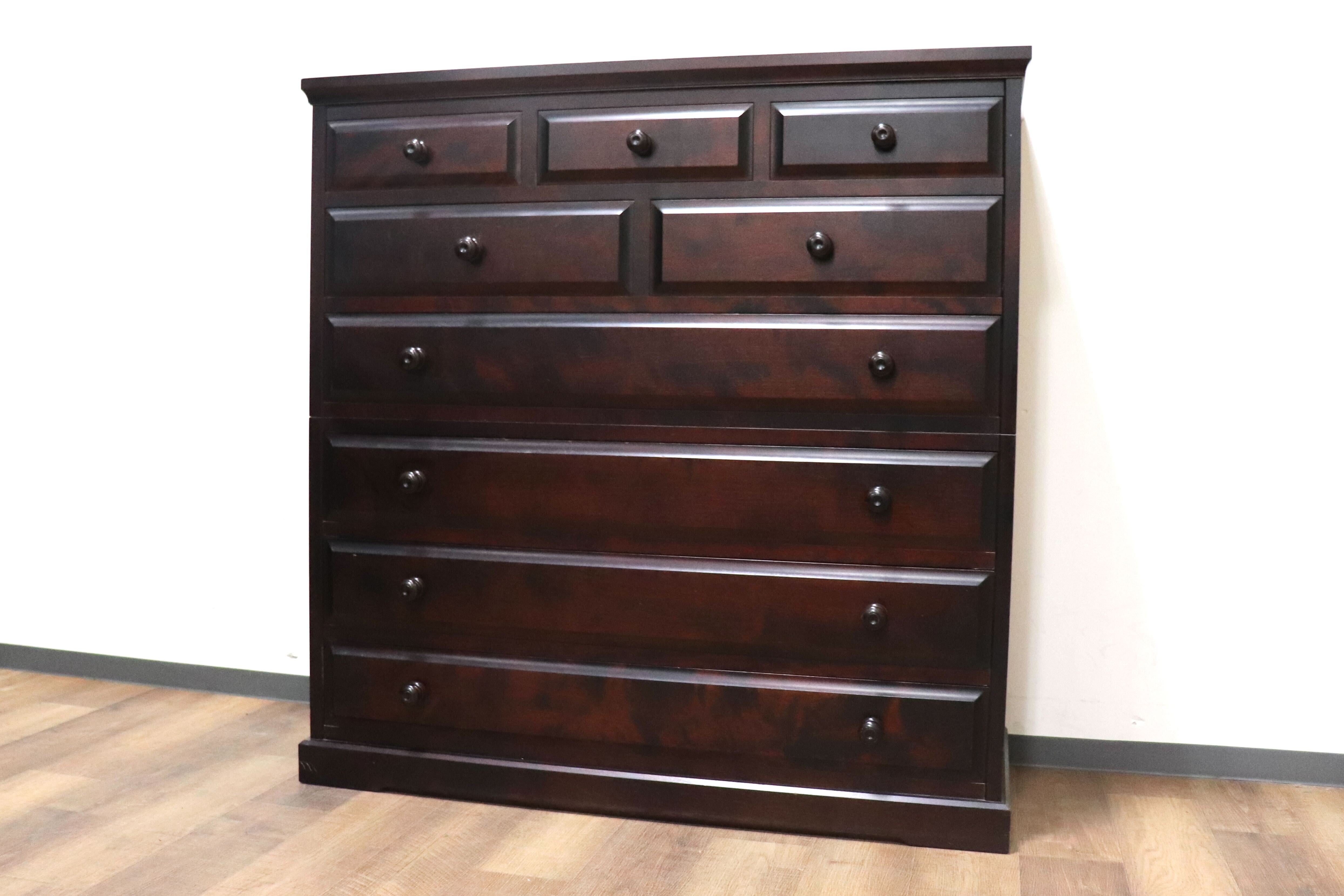 GMHK341○北海道民芸家具 6段チェスト 整理箪笥 収納家具 チェスト 樺