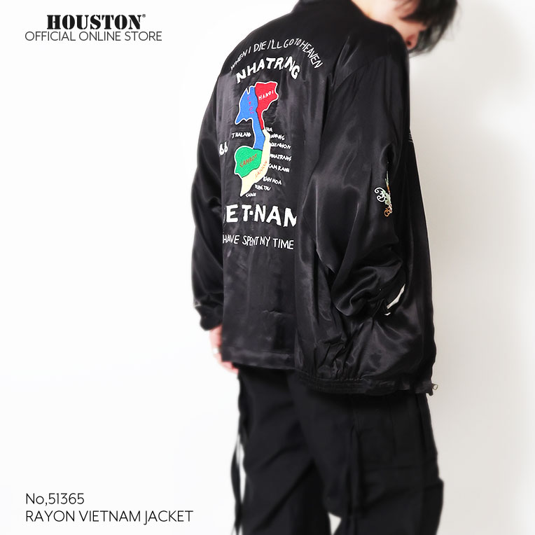 HOUSTON / ヒューストン 51365 RAYON VIETNAM JACKET / レーヨン