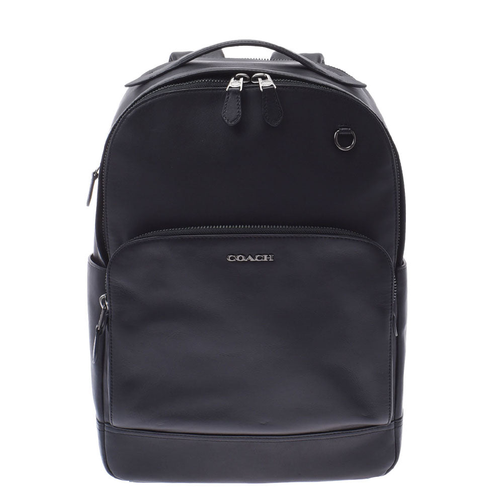 コーチバックパック 黒 メンズ レザー リュック・デイパック C2934