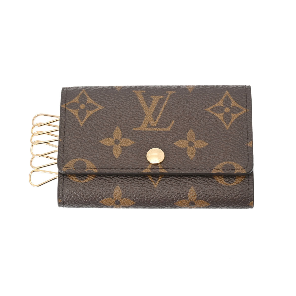 ルイヴィトンミュルティクレ6 旧金具 14145 ブラウン レディース