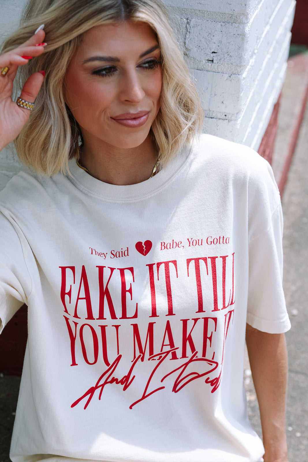 Fake It Till You Make It Tee - Girl Tribe Co.