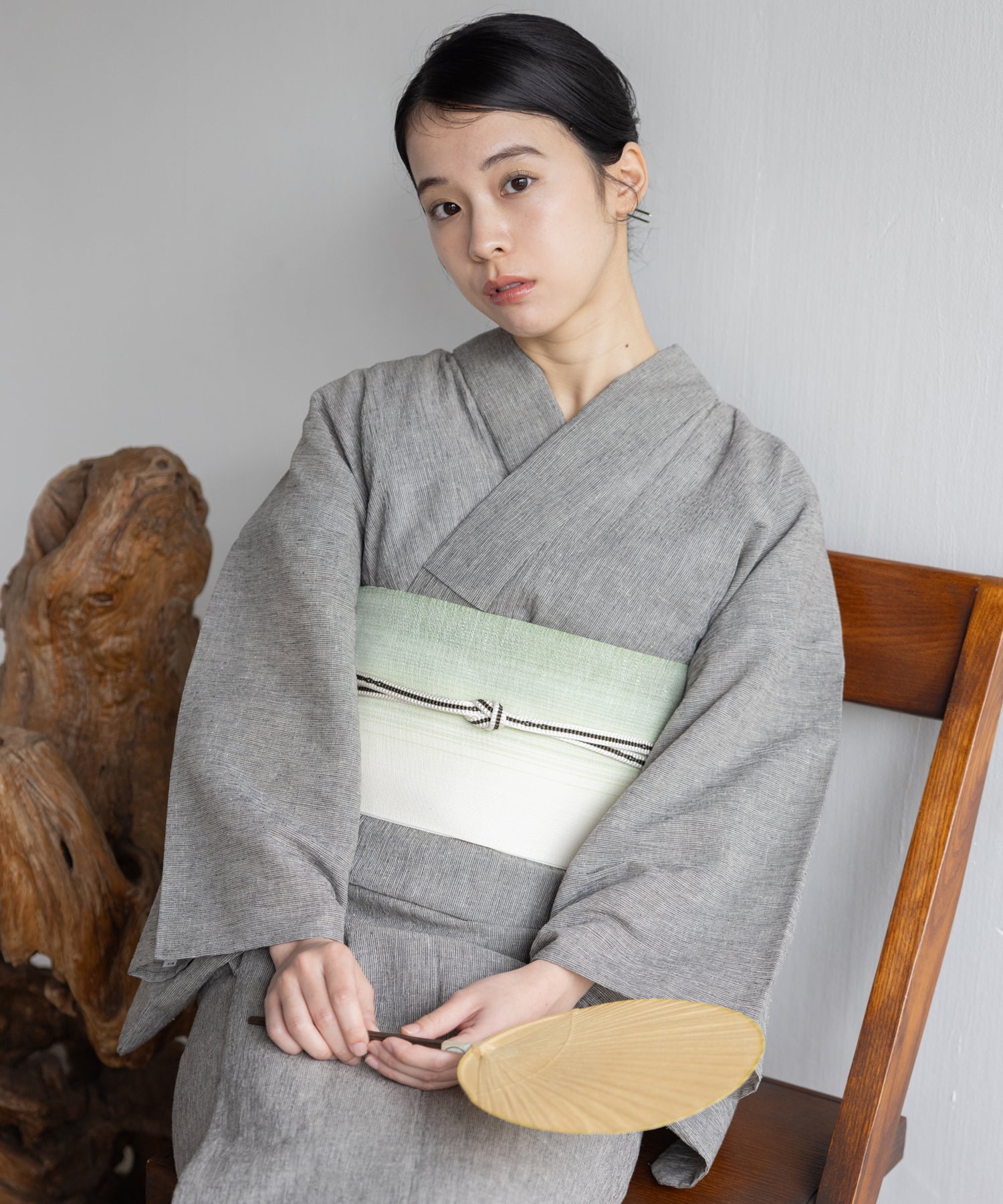 近江ちぢみ こだわり浴衣 by yukatakan grace ※居敷当て付き – ゆかた