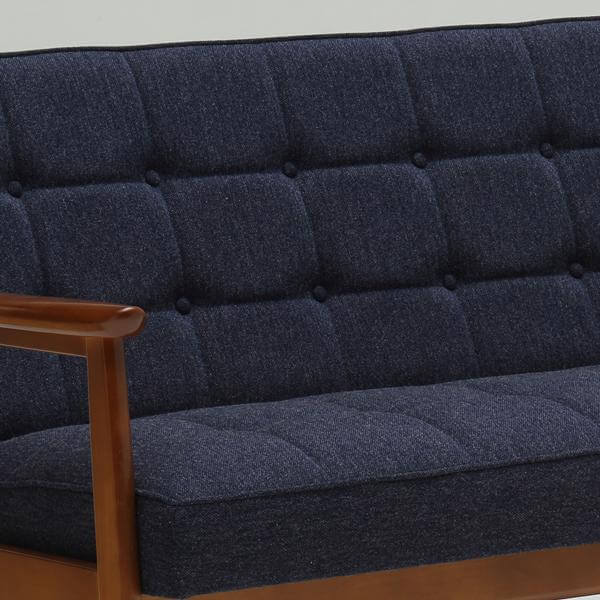 カリモク60【正規販売店】 Kチェア 2シーター タープブルー | 北欧家具