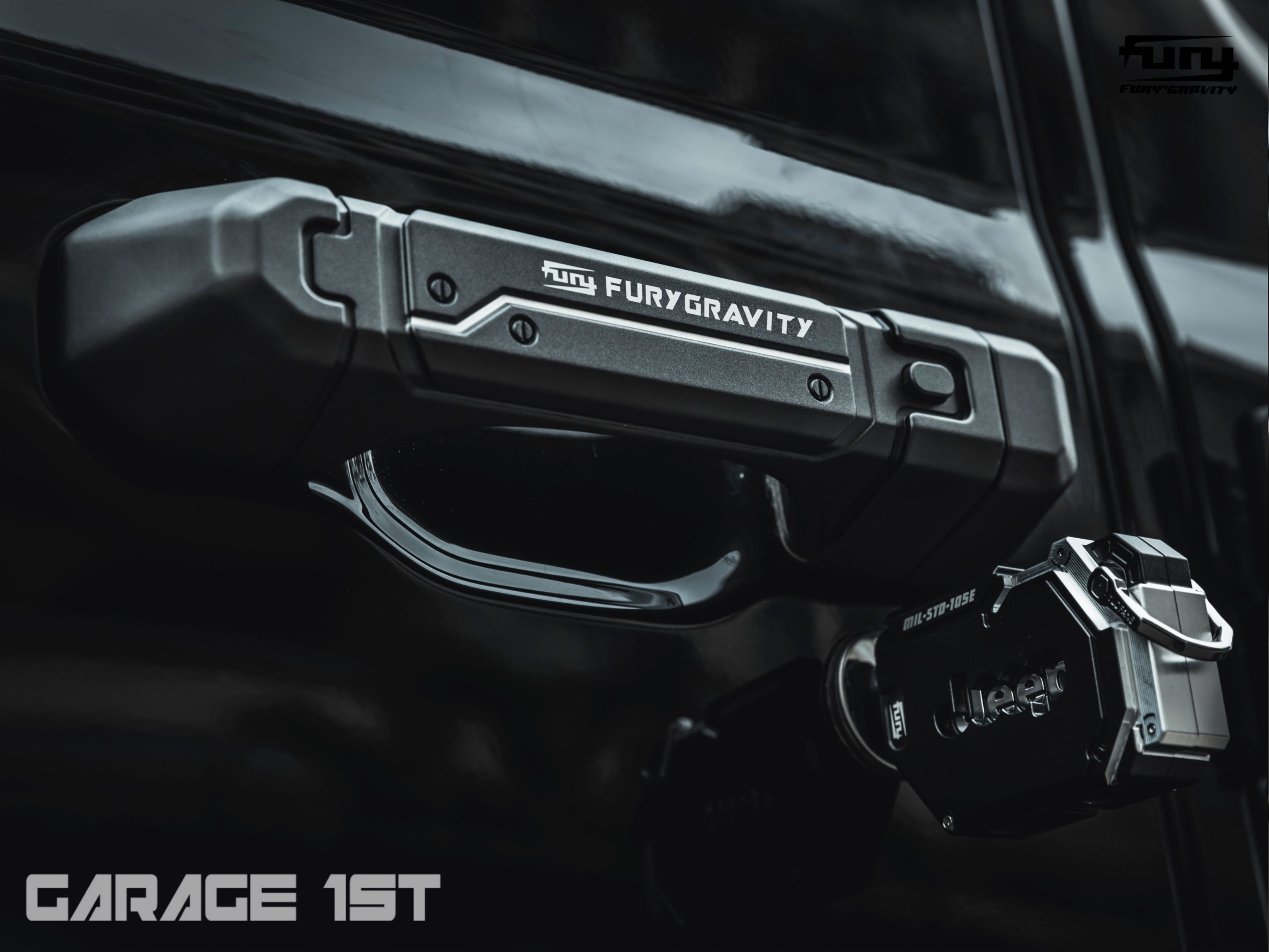 3月入荷予定)Furyドアハンドルカバー/JeepWrangler(ジープラングラー