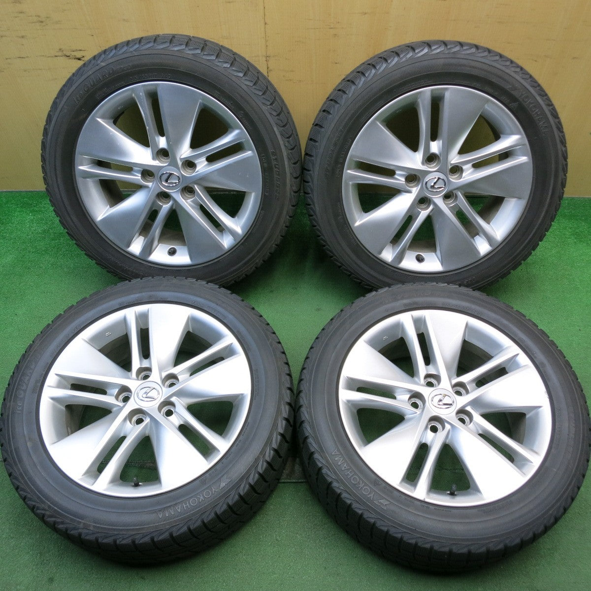 4本価格☆レクサス HS 純正 215/55R17 スタッドレス ヨコハマ アイス
