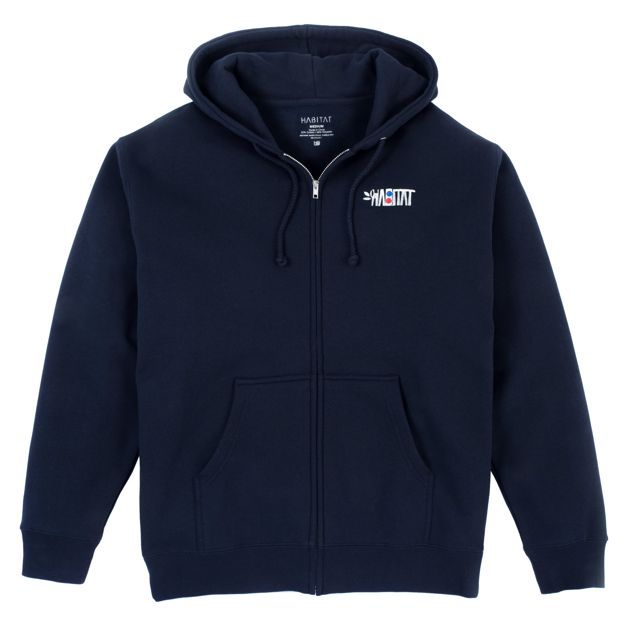 Artisan Apex Zip Hoodie [Navy] – Habitat Skateboards | The