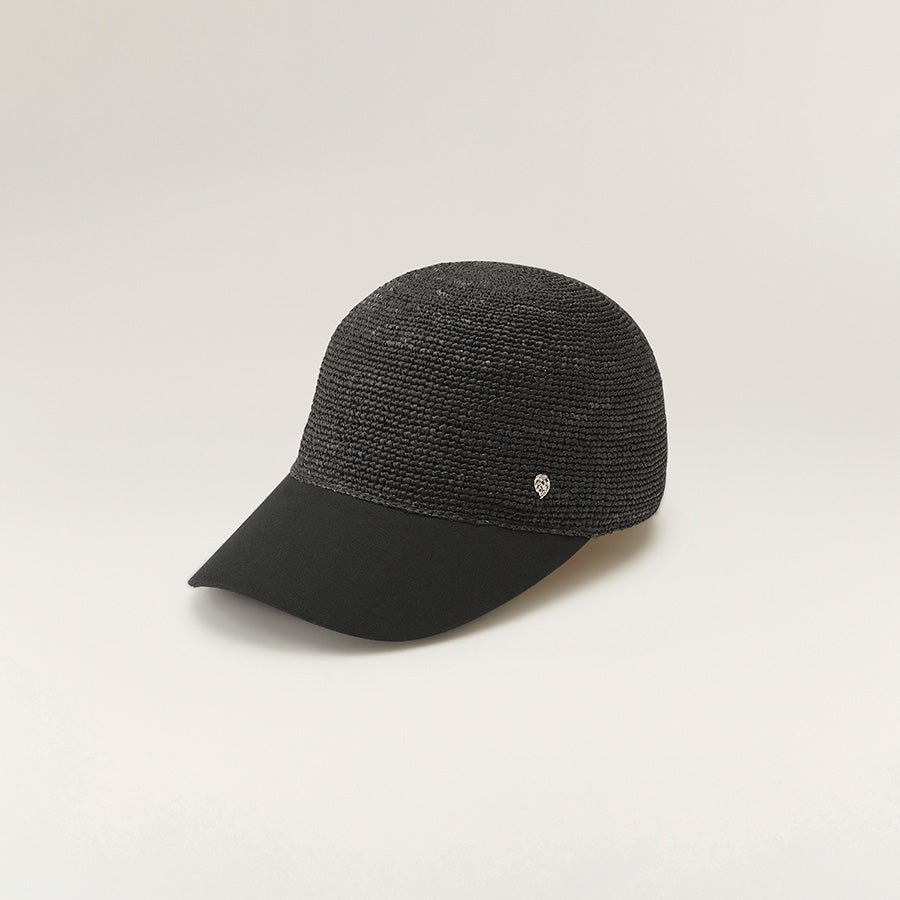 Shop the Vivette Classic Baseball Cap in Charcoal/Black | Helen