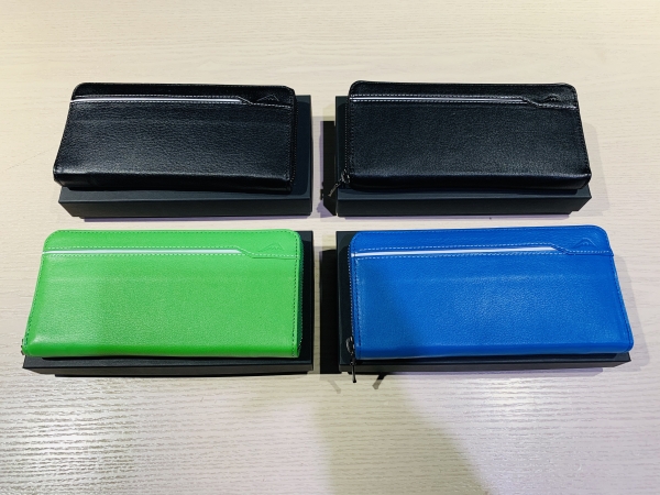 KUSHITANI クシタニ ファスナー付き財布 P-4323 カーボンネイビー